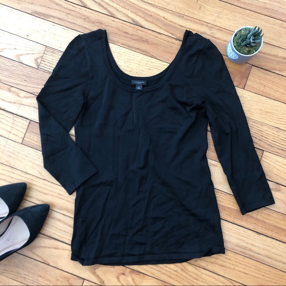 Ann Taylor Black Top